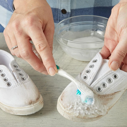 Clean Sports Shoes with Baking Soda